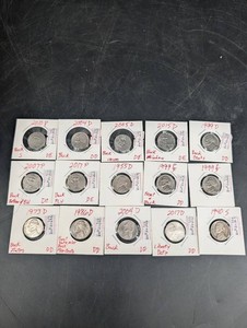 Vintage Lincoln Cent Collection - 15 Coins
