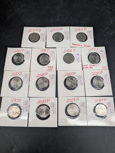 U.S. Jefferson Nickels Mixed Date & Mint (Lot of 14)