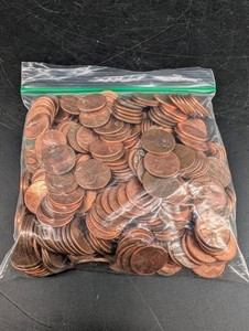 United States One-Cent Coins - Assorted Dates