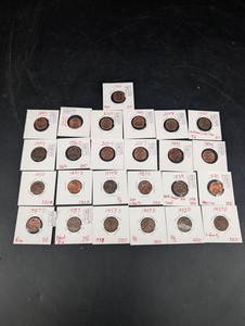 Vintage Lincoln Cent Collection 1938-2008 25pc