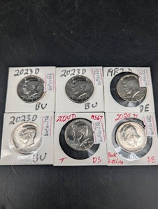 Kennedy Half Dollar Collection - 2023-D, 2024-D & 1982-D (Lot of 6)