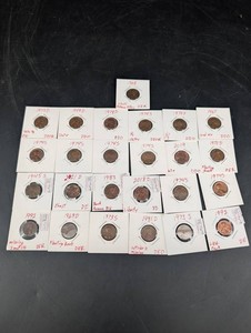 Vintage Lincoln Cent Variety Collection (Lot of 22)