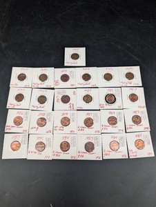 Vintage Lincoln Cent Error & Variety Collection (Lot of 25)