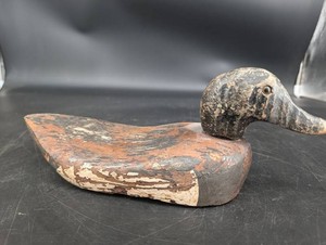 Carved Wooden Duck Decoy