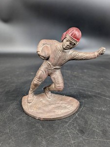Football Player Figurine on Display Base