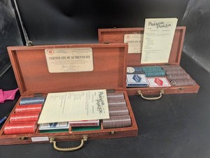 Pressman Parlor Poker No. 820 Limited Edition Sets (Lot of 2)