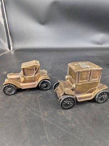 Vintage National Bank Toy Car Coin Banks (Lot of 2)