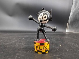 Felix the Cat Character Figure on Painted Base
