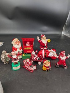Vintage Santa Claus Christmas Figurine Mixed Lot (Lot of 10)