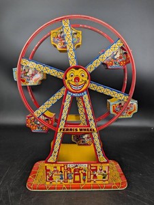 Vintage J. Chein & Co. Hercules Ferris Wheel Tin Toy