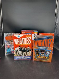 Vintage General Mills Wheaties Sports Collectors Boxes (Lot of 5)