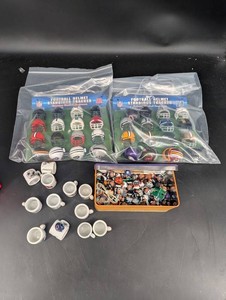 NFL Football Helmet Standings Trackers, Team Cups & Figures Mixed Lot