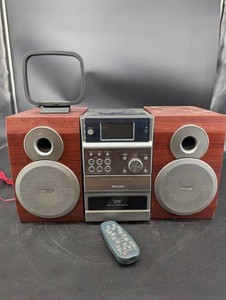 Vintage Philips MCM195 Micro System With Remote & Speakers