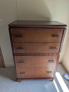 Wood 4-Drawer Chest of Drawers