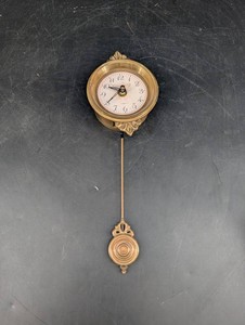 Vintage Madame Giselle Ornate Pendulum Wall Clock