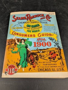Sears Roebuck Consumers Guide Fall 1900 Catalog Reprint