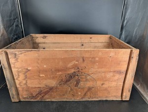 Wooden Standard Railroad Container - Wear Woonsocket Rubbers Crate