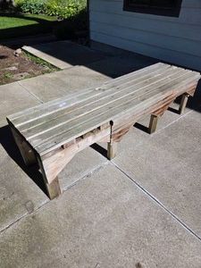 Treated Wood Outdoor 6 Bench