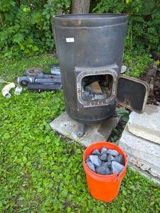 Heavy Duty Homemade Sauna Wood Stove