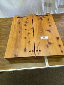 Handmade Ping Pong Wood Cabinet