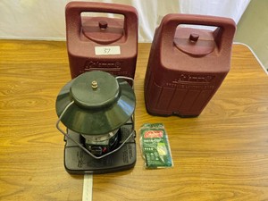 2 Propane Coleman Lanterns WCases