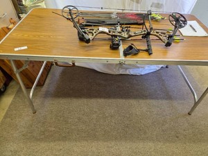 Folding Portable Table (Contents Not Included)