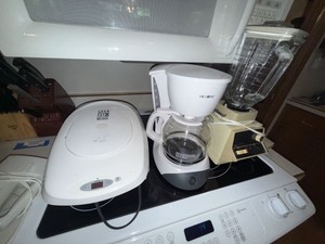 George Foreman Mr. Coffee Oster Kitchen Appliance Lot Blender Grill