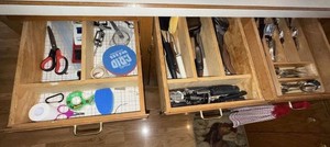 Assorted Kitchen Utensils Flatware Office Supplies Drawer Lot