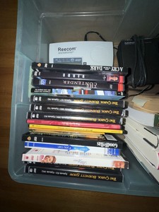 NOAA Weather Radios with Mixed DVD Movie Classics & Books Box Lot