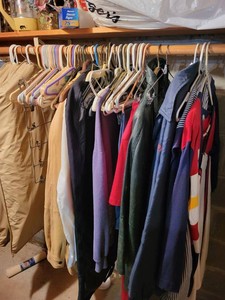 Mixed Vintage Clothing Lot Leather Jackets Blazers Suits Outerwear