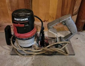 Vintage Craftsman Router Model 315.175040 with Auxiliary Trigger Handle