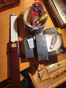 POST Versalog Slide Rule Mixed Lot Digigr8 Camera Batteries Tools