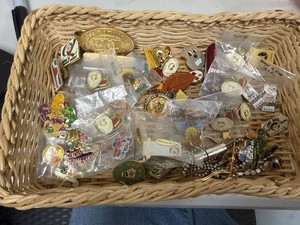 Lot of Assorted Vintage Enamel Lapel Pins Advertising Souvenir