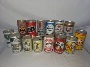 Vintage Beer can collection-14 pieces