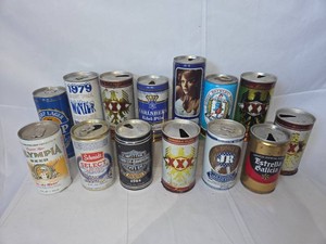 Vintage Beer Cans-lot of 14