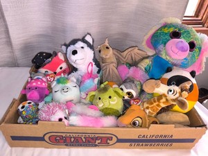Variety of Plush Animals