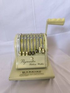 Mid-Century-Yellow-Paymaster Ribbon Writer