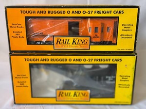 Rail King Freight Cars-2 pcs- New in Box