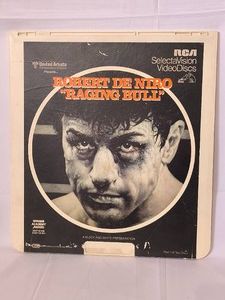 Vintage RCA SelectaVision video disk-Raging Bull