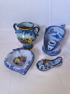 VINTAGE Vestal Alcobaca Portuguese Pieces - Lot of 4