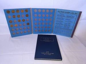 Vintage 1940s Pennies and Coin Book