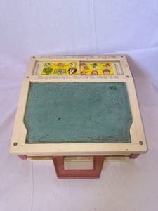 Vintage 1970s Fisher-Price school days desk