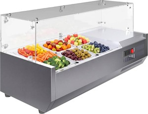 Garvee Commercial Refrigerated Condiment Prep Station