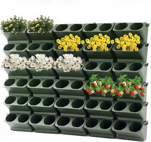Briwood 30 Set 60 Pocket Vertical Stackable Wall Planter Kit