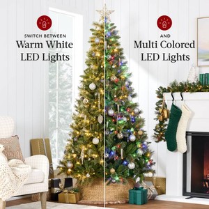 Best Choice Products 4.5ft Pre-Lit Christmas Tree SKY7181 - Color-Changing LED, Return