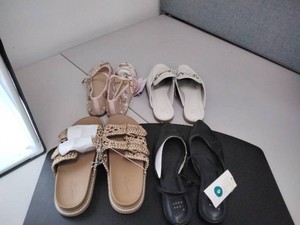 Womens Shoe Lot Size 9 - 4 Pairs Universal Thread, a new day & wild fable Sandals & Flats