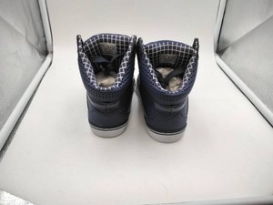 Pastry Kids Navy High-Top Sneakers Size 11 - Perforated, Patent Trim