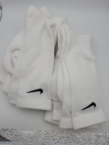 Nike Cushioned Crew Socks White # PAIRS - CONDITION