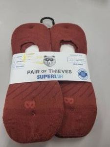 Pair of Thieves SuperAir Cushion No-Show Socks 6-Pack Rust - Mens 8-12 - New