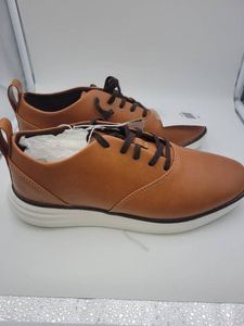 Tan Leather Casual Oxford Sneakers Size 7 - New With Tags